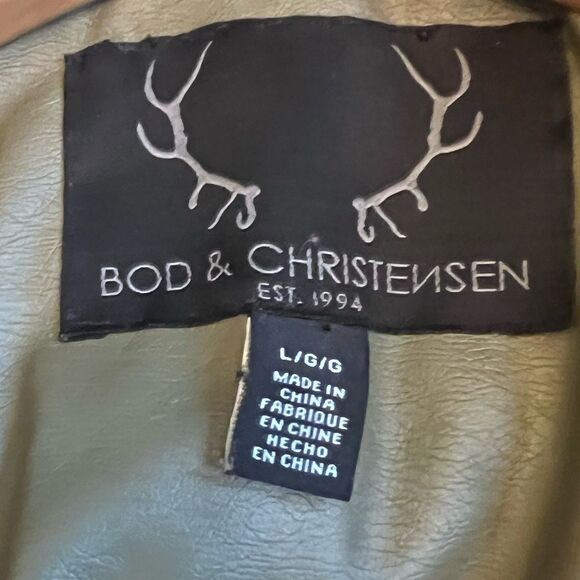 Bod & Christensen Puffer Jacket Sz L Army Green NWT - Picture 10 of 10